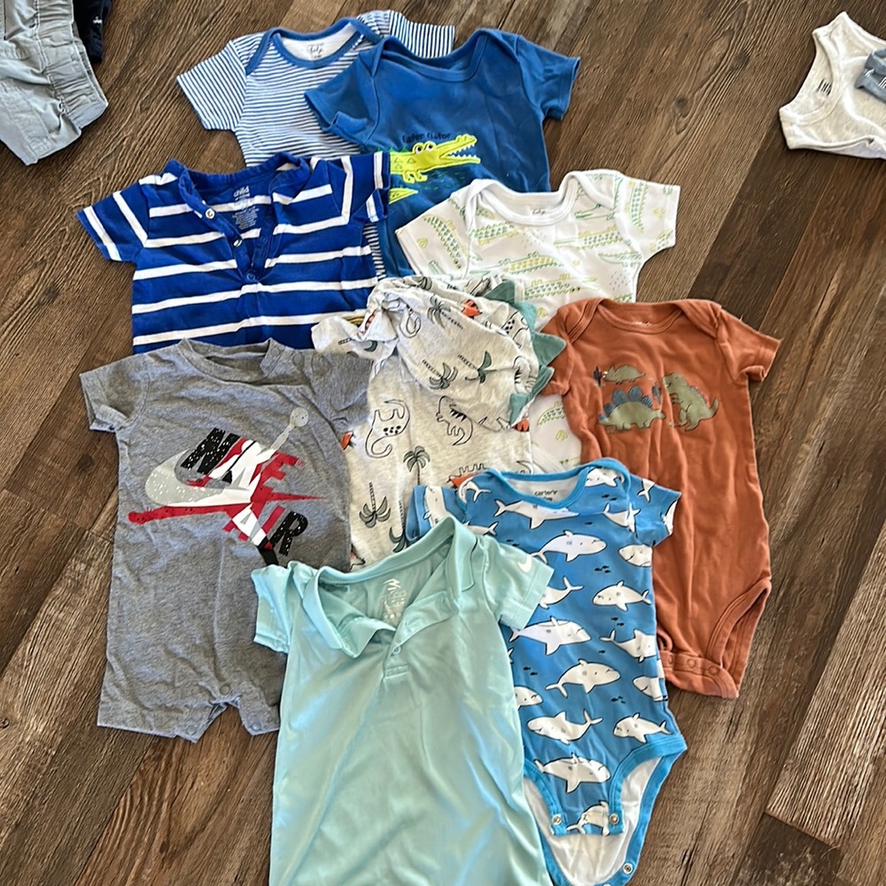 9 boys onesies/rompers